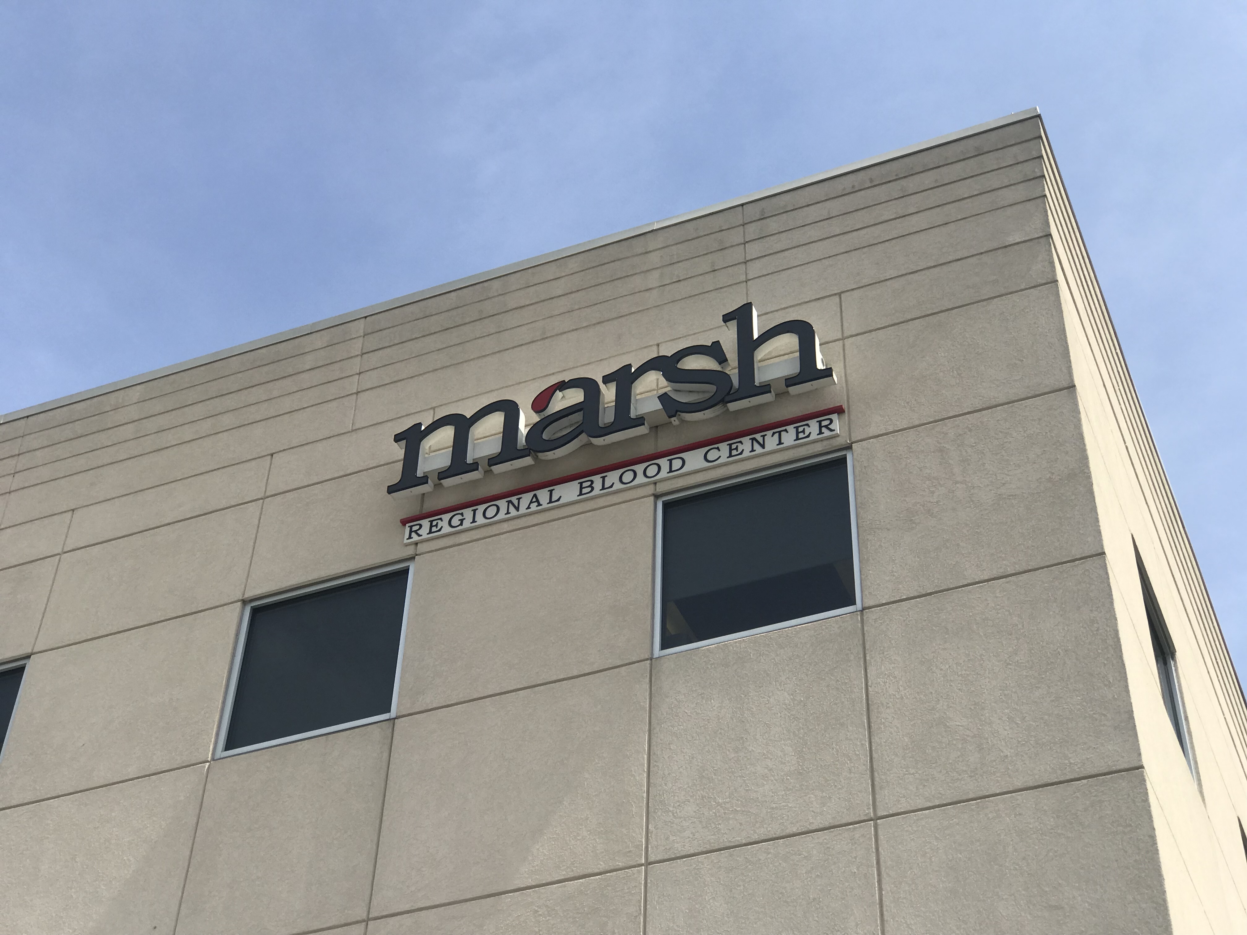 Marsh Regional Blood Center building in Kingsport