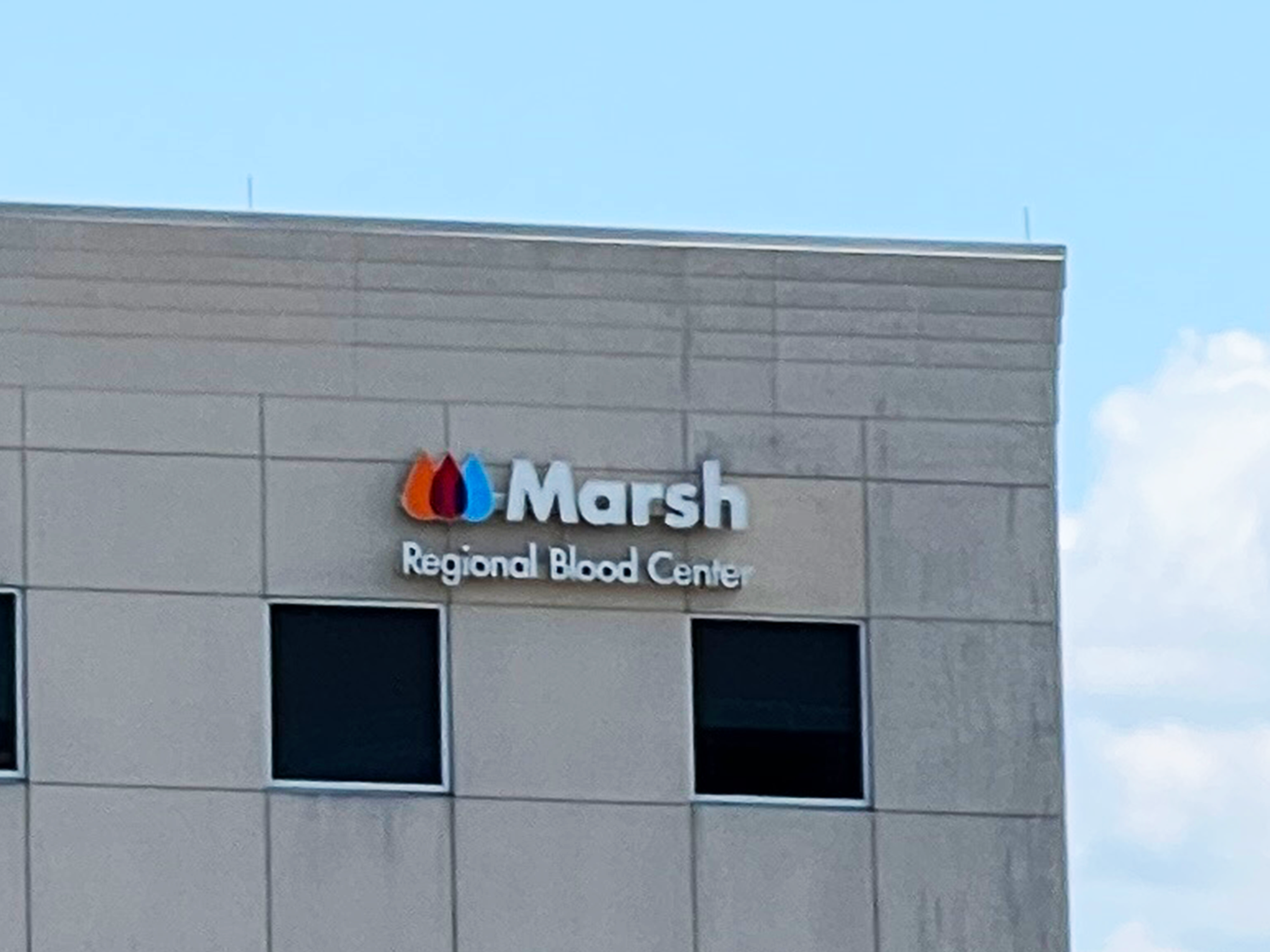 Marsh Regional Blood Center building in Kingsport